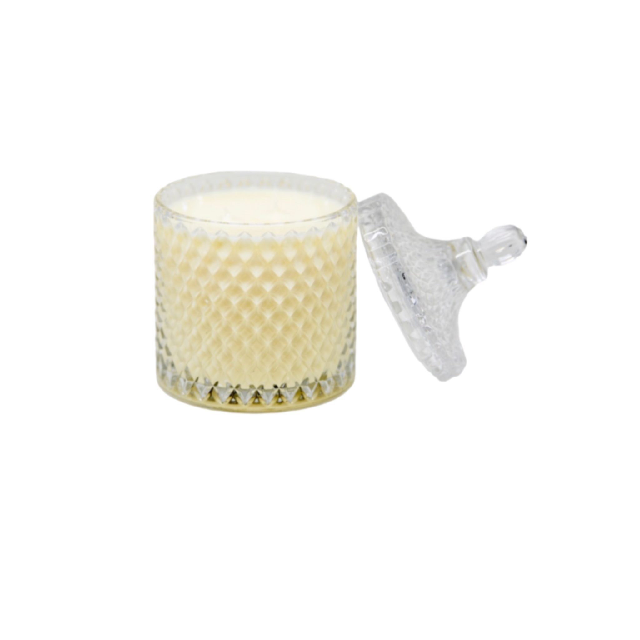 luxury crystal jar hand poured coconut oil candles